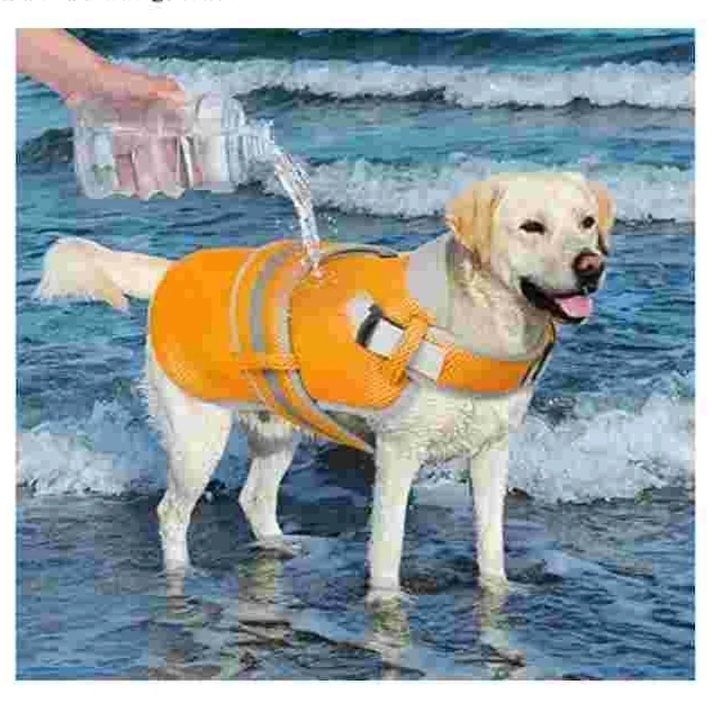 Reflective Orange Dog Cooling Vest NWOT Size XXL